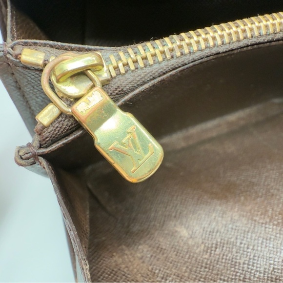 Louis Vuitton Portefeuille Sarah Damier Wallet Ebene Brown | Women’s | Used | - Picture 14 of 15